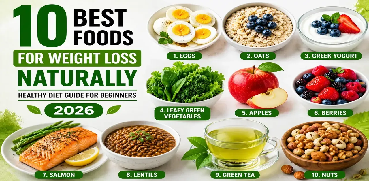 Best Foods for Weight Loss Naturally Healthy Diet Guide 2026
