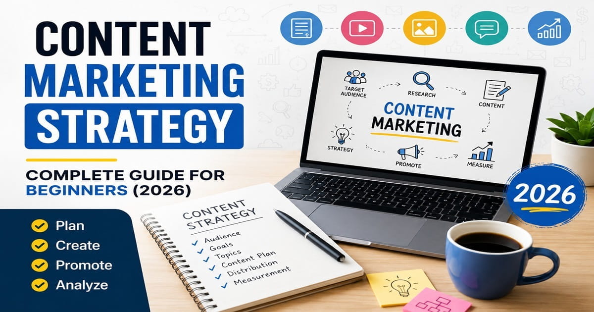 Content Marketing Strategy Complete Guide for Beginners (2026)