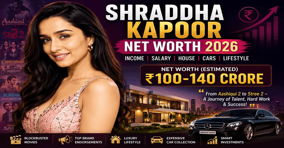 Shraddha Kapoor Net Worth 2026