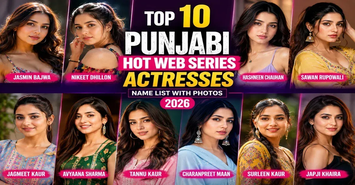Featured Image Alt Text: Top 10 Punjabi Web Series Actresses Name List with Photos 2026