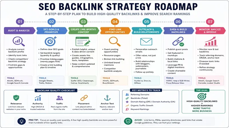 SEO backlink strategy 2026