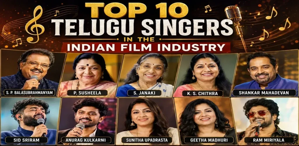 Top 10 Telugu Singers in the Indian Film Industry (2026) – Famous Telugu Playback Singers List