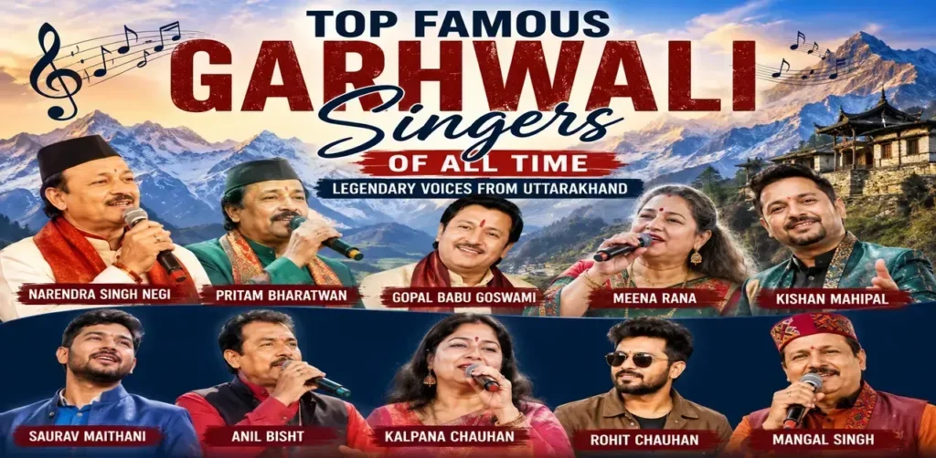 Top Famous Garhwali Singers of All Time (2026) – Best Garhwali Folk Singers from Uttarakhand