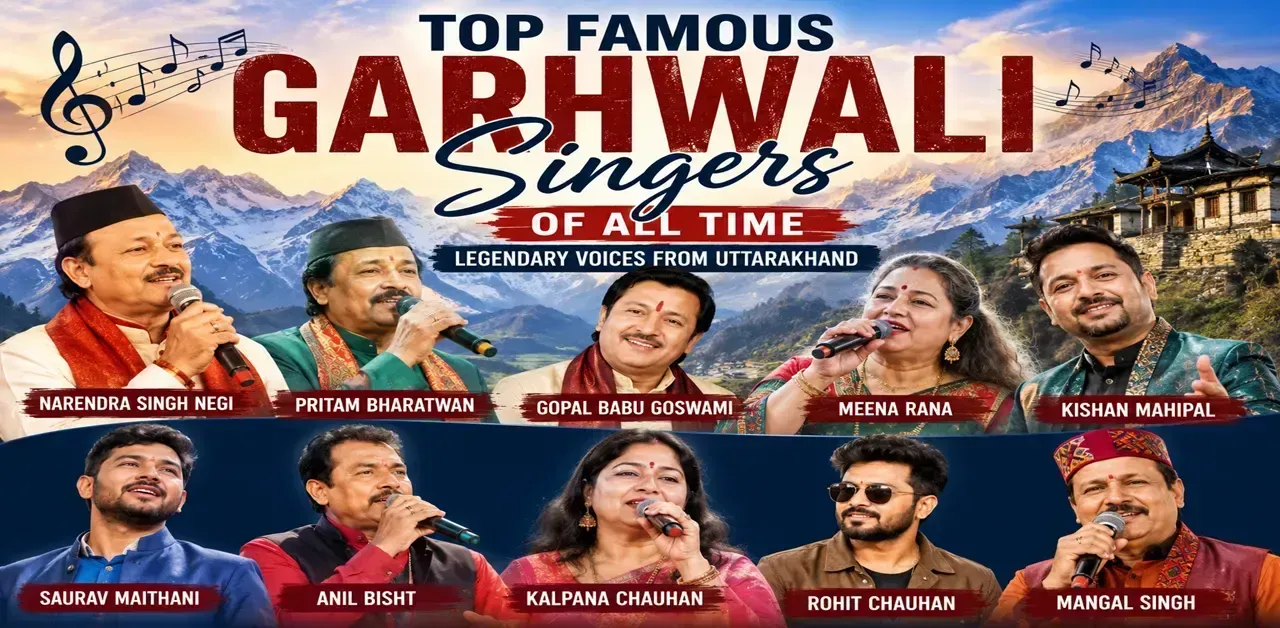 Top Famous Garhwali Singers of All Time (2026) – Best Garhwali Folk Singers from Uttarakhand