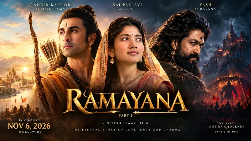 Ramayana Movie 2026 Ranbir Kapoor Sai Pallavi Yash